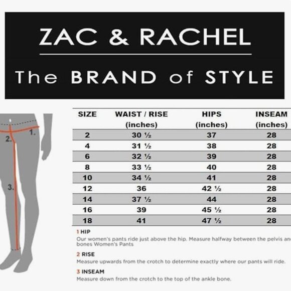Zac & Rachel Pull-on Ankle Pants, Size 10 - Picture 10 of 10